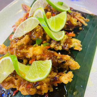 Prawn lemon garlic sauce 