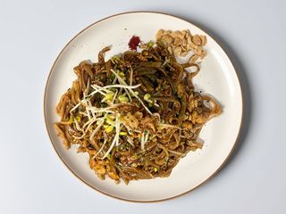 Thai king noodles shrimp 