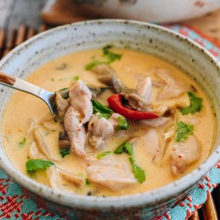 Tom kha soup beef 