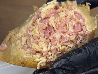 Coxinha de Frango com Bacon