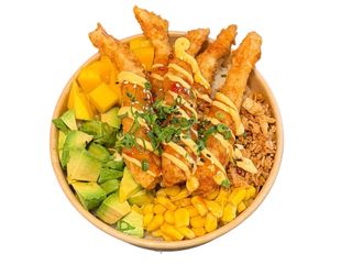 Tempura Camarao Poke Bowl