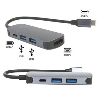 Station Portátil USB-C 4 em 1