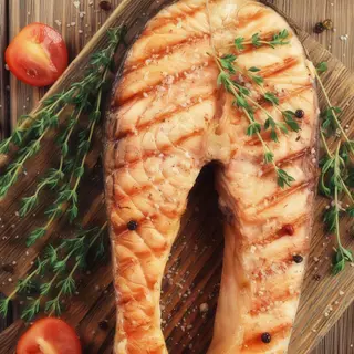Salmão grelhado