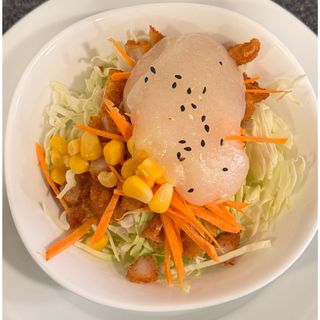 M5. Salada com Gambas Panadas