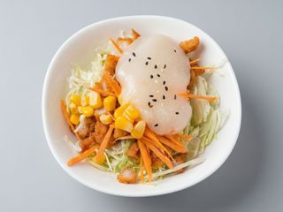 M5. Salada com Gambas Panadas
