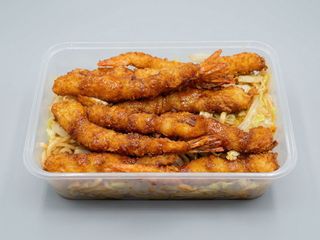 N5. Massa com Gambas Panadas
