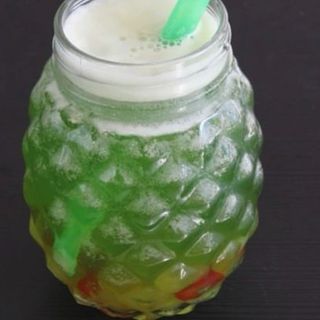 Fruit Tea Morango com Mix Boba