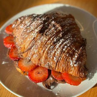Croissant Nutella com Morango