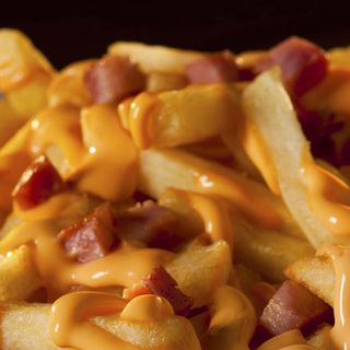 Batatas com cheddar