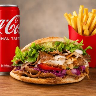 Menu Kebab+batata frita+bebida