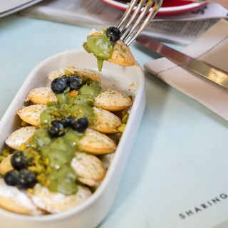 Panquecas Matcha