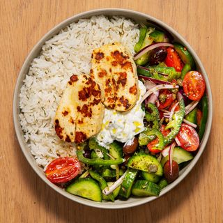 Halloumi Rice Bowl