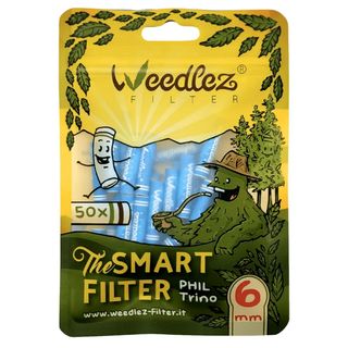 Filtros de Carvão - Weedlez - Phil Trino 50x 6MM - Azul