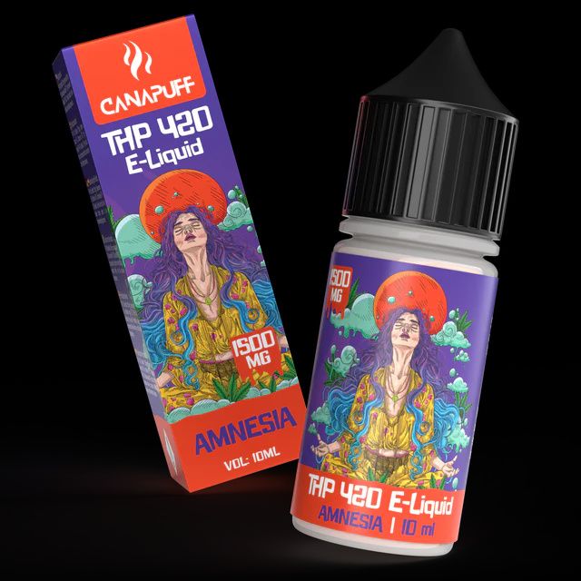 thp 420 vape Thp420 Vapes CanaPuff THP420 Pen + Cartridge Amnesia, THP420 79 %, 1 ml