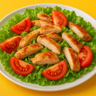 Salada de frango