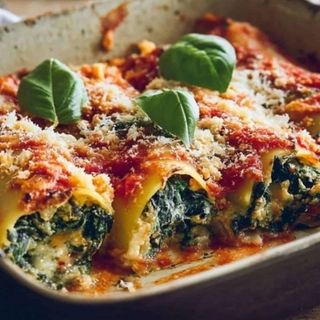 lasanha de espinafres e ricota