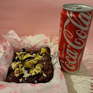 Menu brownie individual.