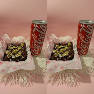 Menu brownie para 2.