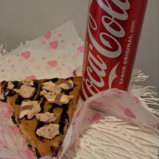 Menu Cookie fatia. Individual