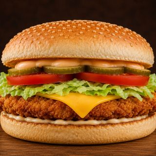 Hamburguer Crunchy Chicken Champions