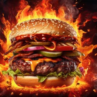 Hot Cheeseburger (100g)