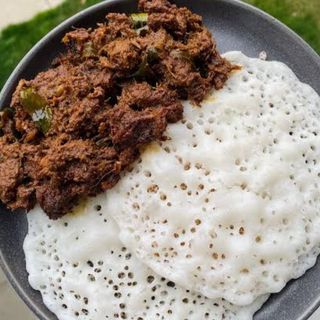 APPAM WITH CHICKEN ROAST ROAST