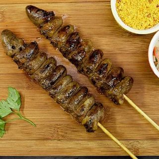 Espetinho de coração