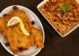 1/2 Panados com Arroz de Feijão Vermelho