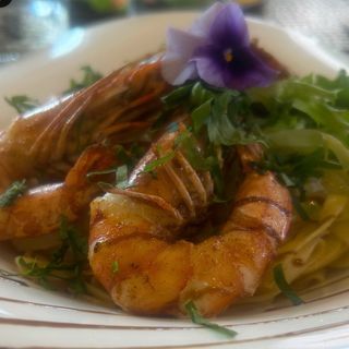 Fettuccine de gambas