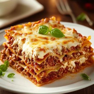 Lasanha de carne bolonhesa 