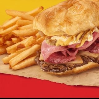 2 x prego no pão + batata