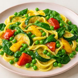 Pasta Tagliatelle  e Legumes assados