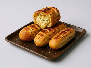 Pão de Alho com Queijo e ervas 