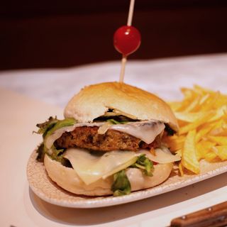 Hambúrguer Vegetariano com Batata