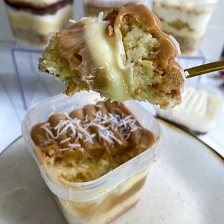 Pote doce de leite com coco