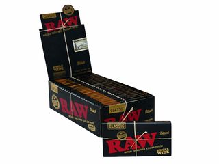 Mortalhas RAW Black Classic Single Wide Double