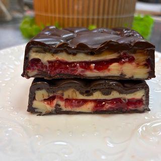 Tablete de chocolate recheada