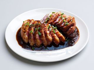 Duck with Black pepper sauce