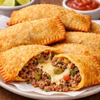 Pastel de Carne com Queijo