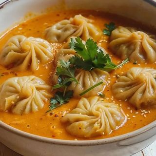 Momo com supa(8 peças)