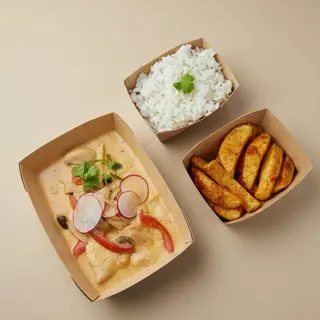 Strogonoff de Frango e Cogumelos 