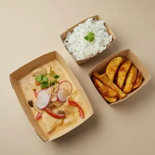 Strogonoff de Frango e Cogumelos