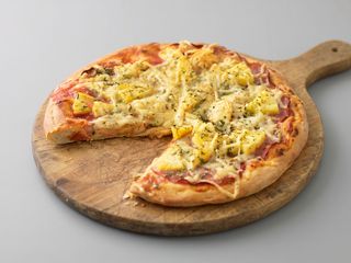 Pizza frango com Ananas
