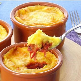 Escondidinho de carne seca
