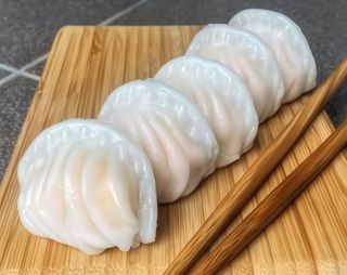 Raviolis Ao Vapor De Frango E Legumes