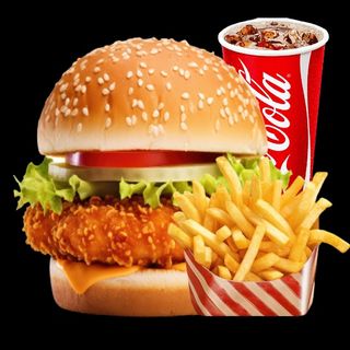 MENU Hambúrguer de Frango
