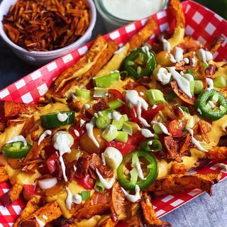 Batata Doce de Rua com Drink