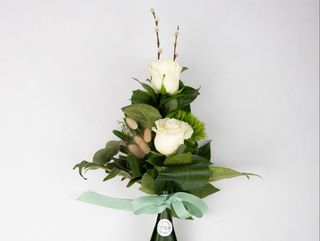 Ramo 2 Rosas (Branco)
