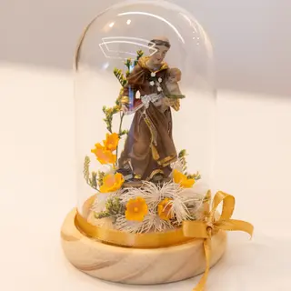 Cúpula de Vidro Stº António (13cm)