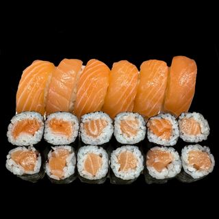 A53-Nigiri+maki salmão